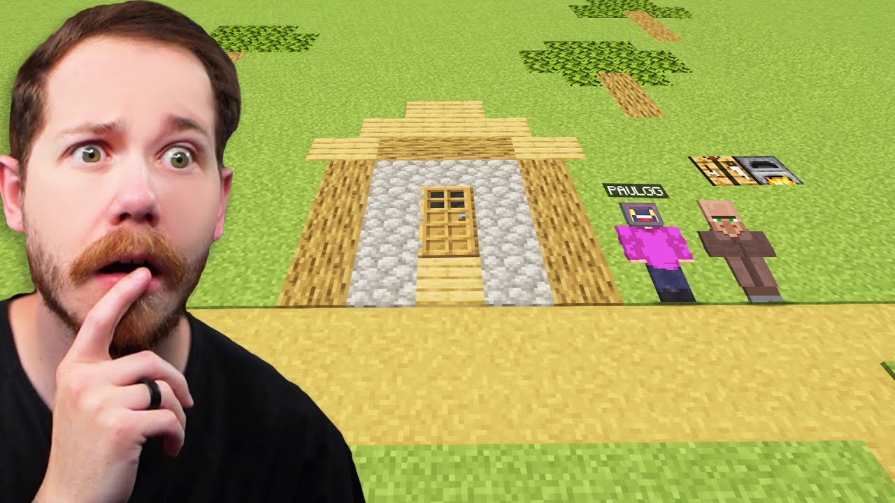 Minecraft, BUT The ENTIRE World Is FLAT!