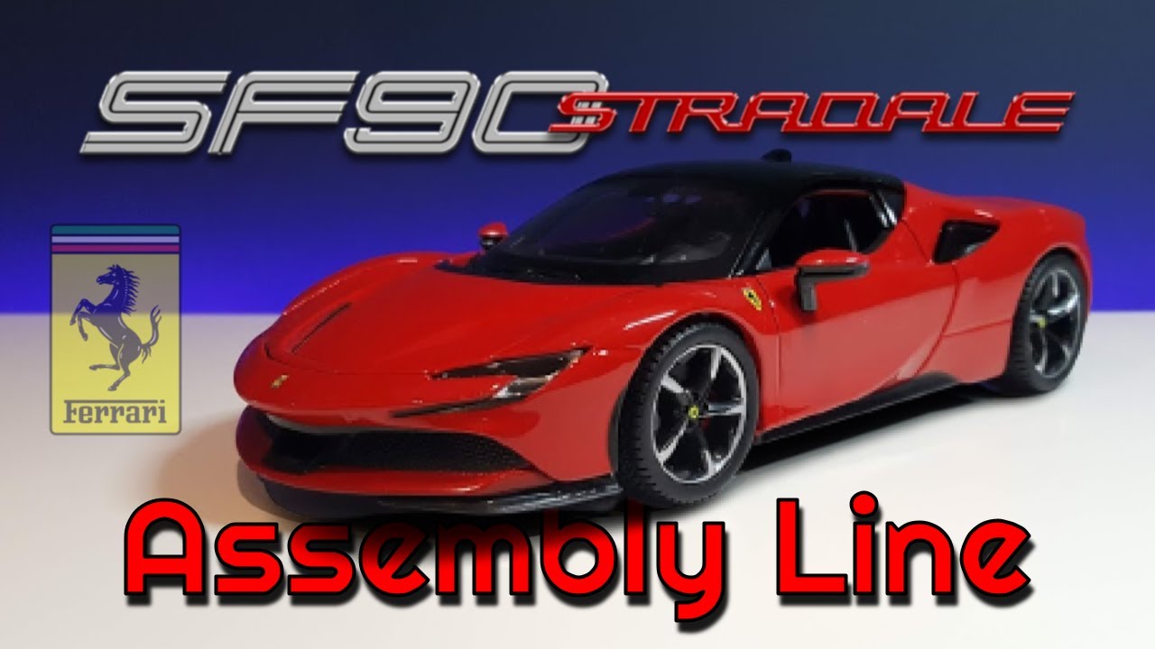 Maisto Ferrari SF90 Stradale Assembly Line | Unboxing and Build
