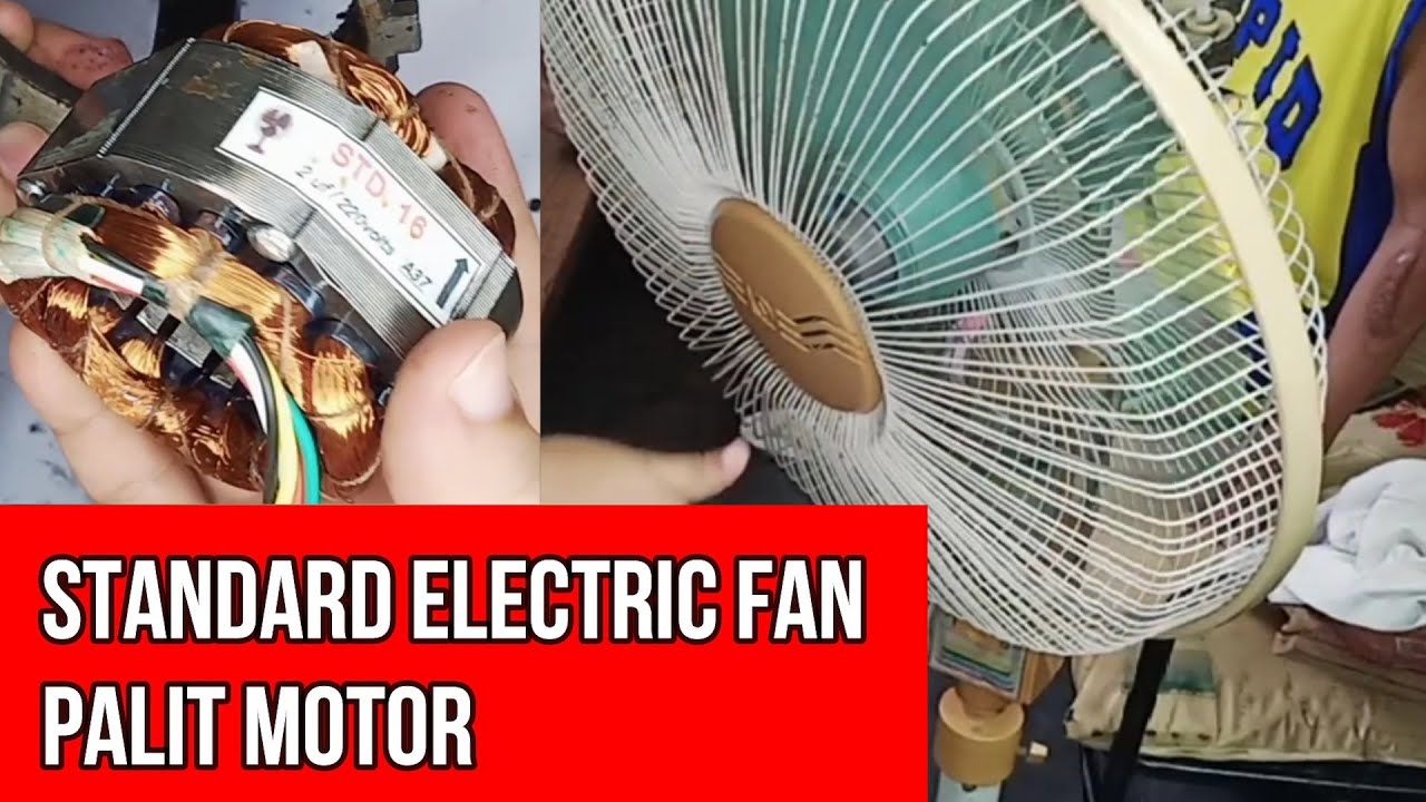 Old Standard electric fan PALIT MOTOR