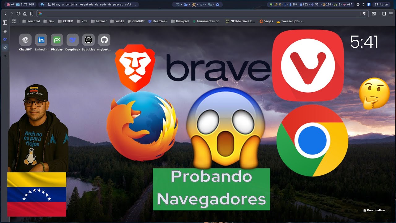 “¡El navegador más rápido me sorprendió! 😱 | Brave vs Vivaldi vs Chrome vs Firefox”