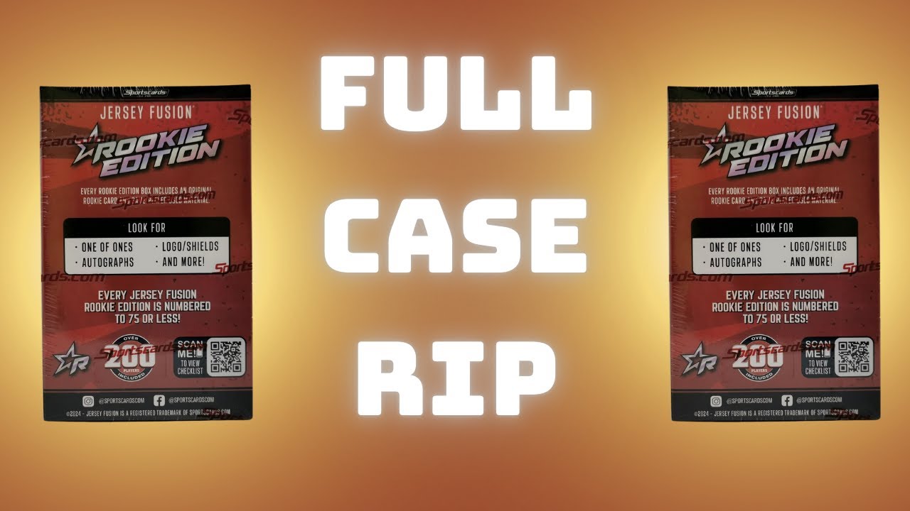 UNTOUCHED TREASURE! 📦 FULL CASE Jersey Fusion Rookies! 💎 LEGENDARY PULLS INCOMING! 🚀Whatnot Warm Up!
