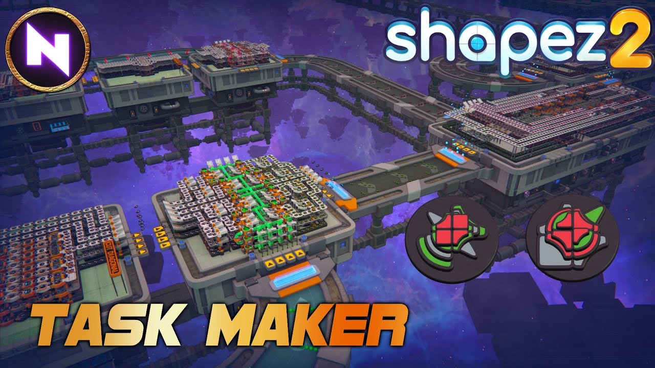 Speedrunning TASKS With ALL BLUEPRINTS Ready? | 12 | Shapez 2 | Lets Play / Tutorial