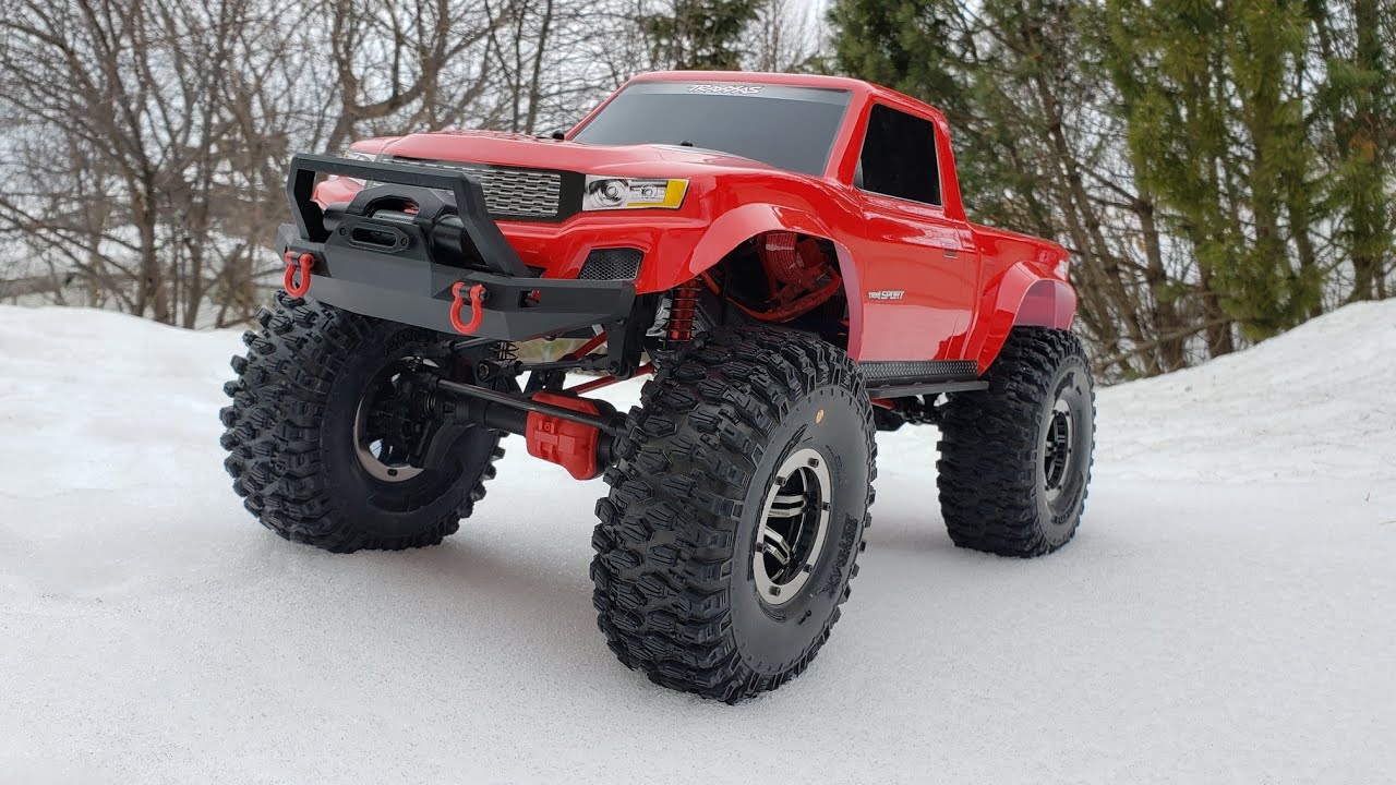 Traxxas trx4 Sport with Long Arm Lift Kit installed.