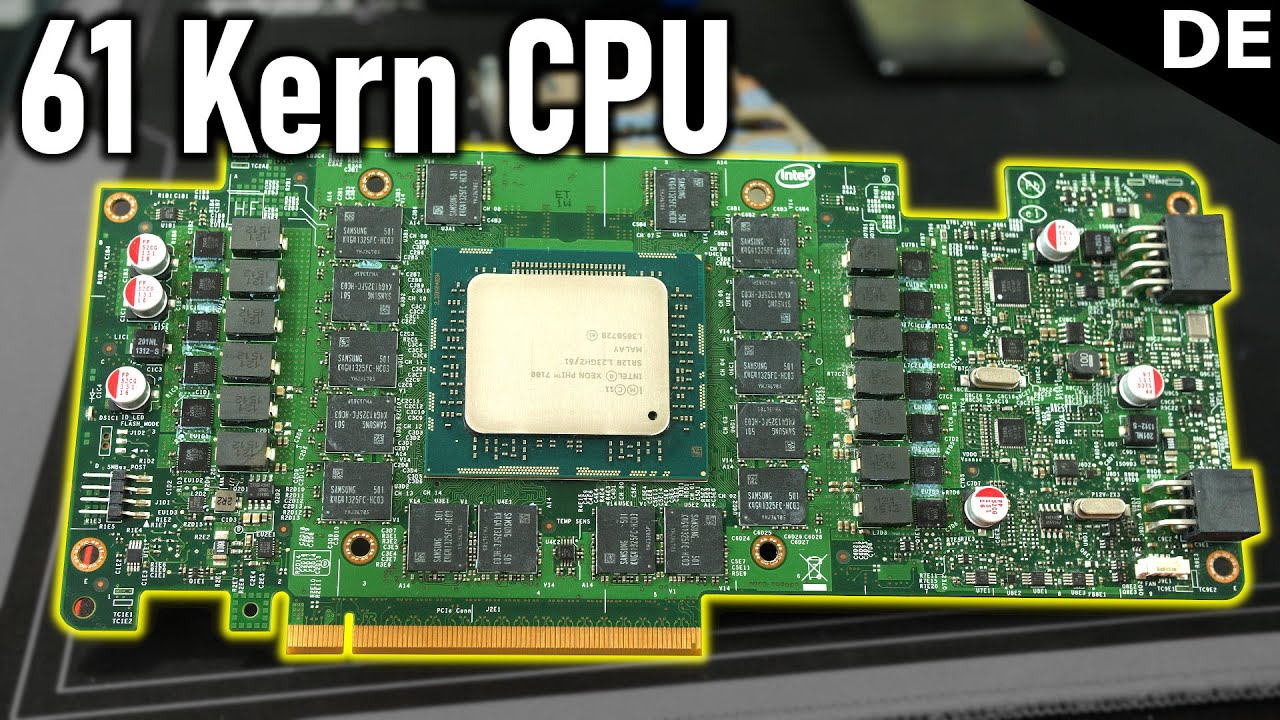Zuschauer-Post Ep3: Intel CPU mit 61 Kernen im Grafikkarten-Format - Intel Xeon Phi