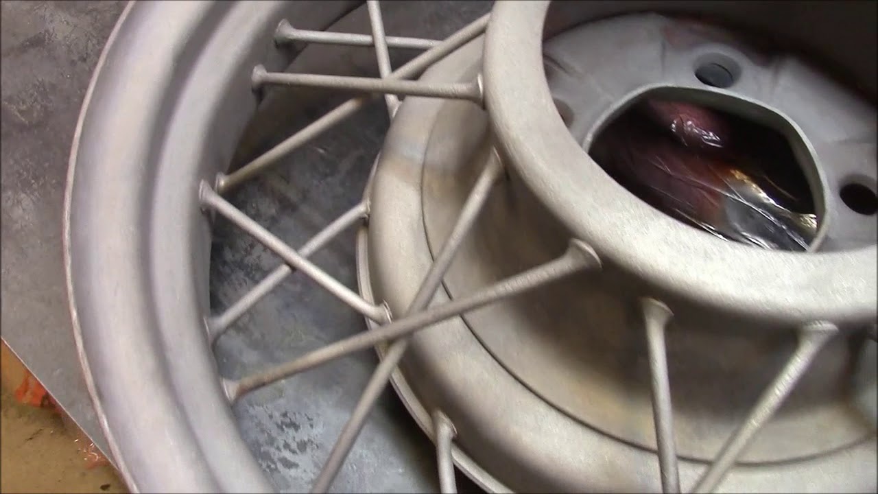 1933 Classic Ford Truck Restoration Update,  Steel Spoked Wheels Sandblasted,  lastchanceautorestore