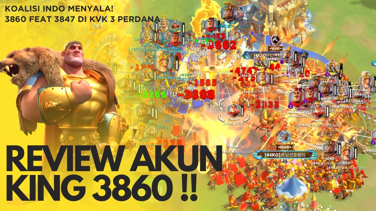 KOALISI INDO MENYALA! Review Akun King 3860 & Kerjasama Bareng KD Om J! Di KVK 3