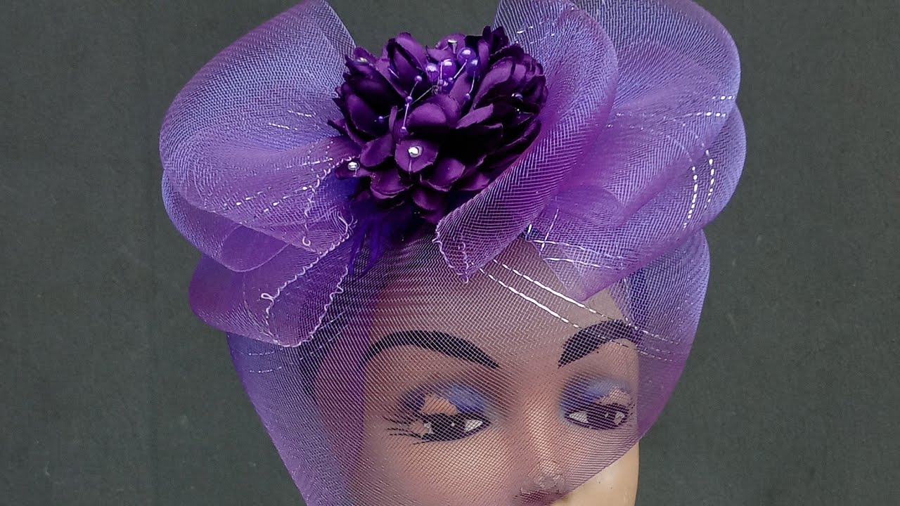 Wondering how this fascinator was made? Take a few minutes to learn. Simple and easy