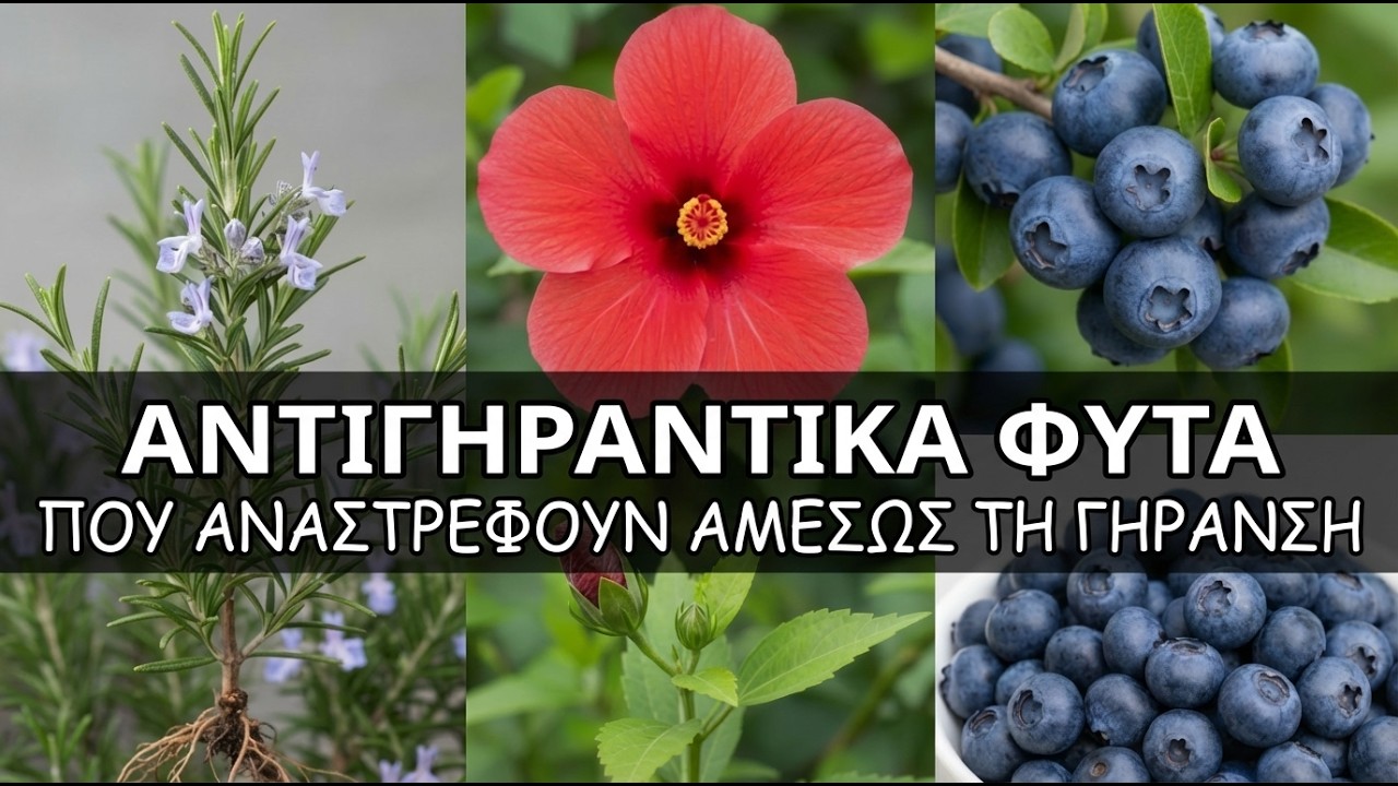 11 Φυτά Αντιγήρανσης που Αντιστρέφουν τη Γήρανση Άμεσα