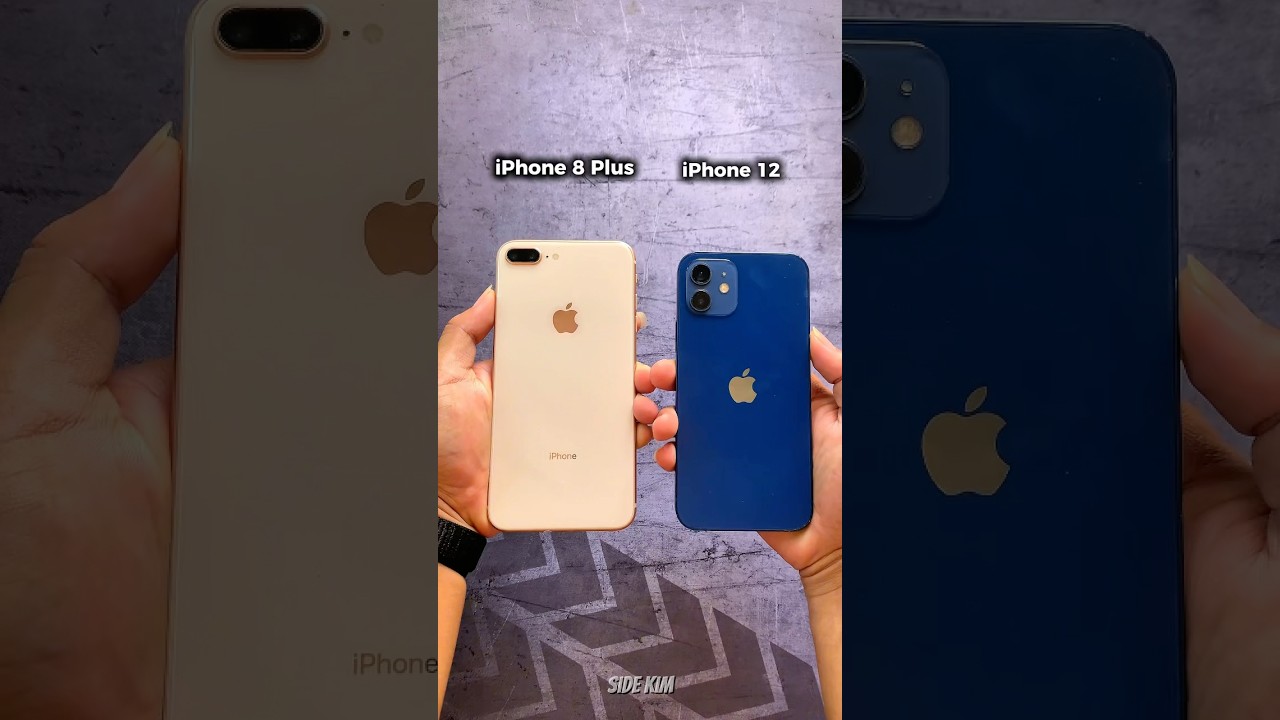 iPhone 12 vs iPhone 8 Plus Boot Test #boottest #iphone12 #iphone8plus  #speedtest
