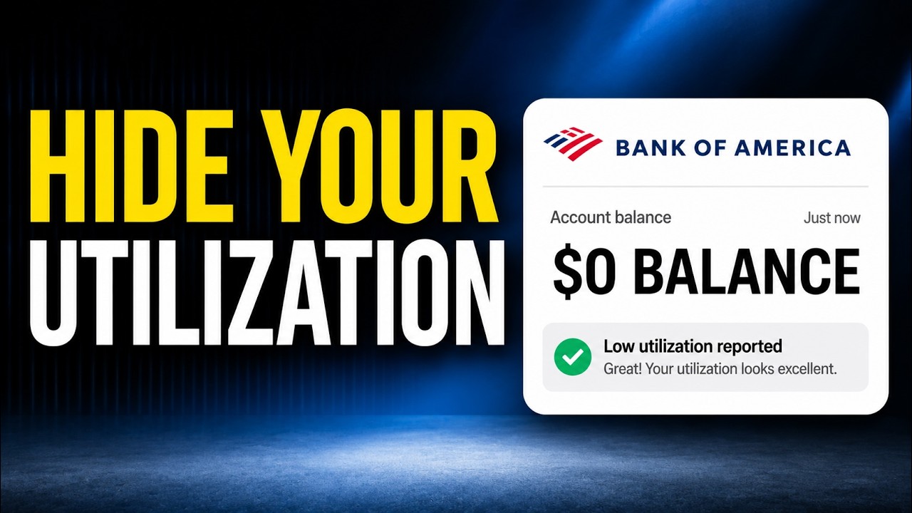 How To Hide Credit Card Utilization (Boost 100+ Points Fast)