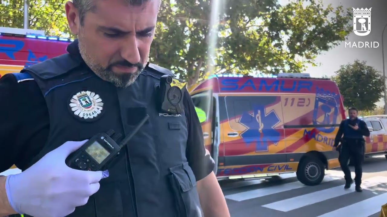 Colaboración Samur-PC y Policía Municipal. Código 90.
