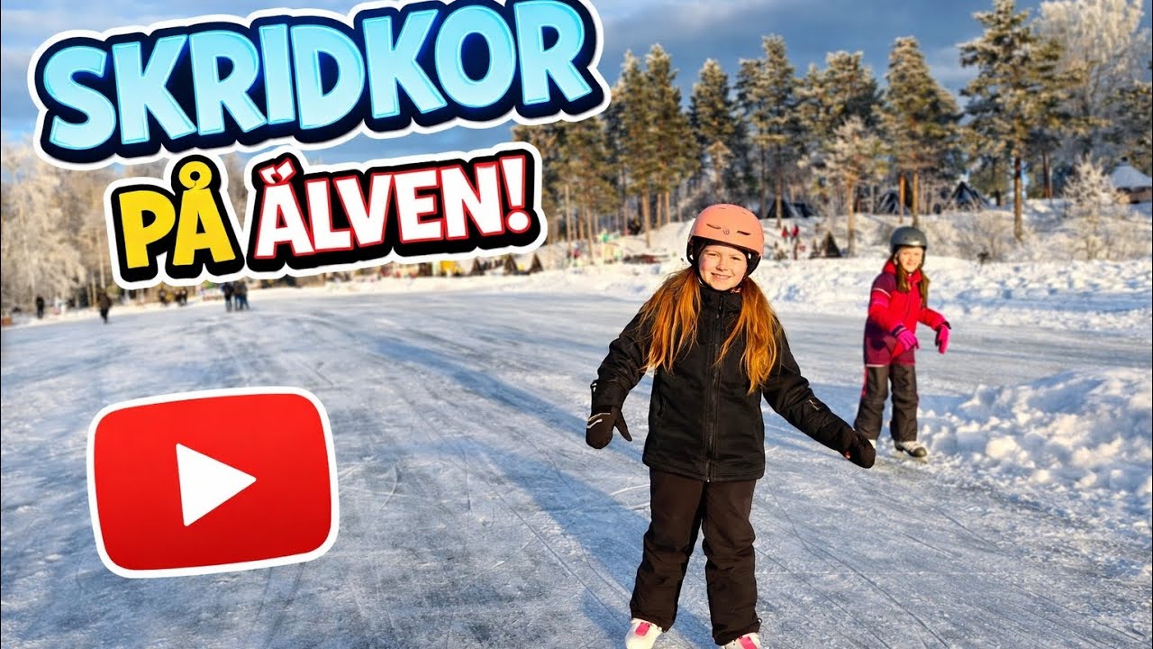 F&ouml;lj med p&aring; skridskor &auml;ventyr!