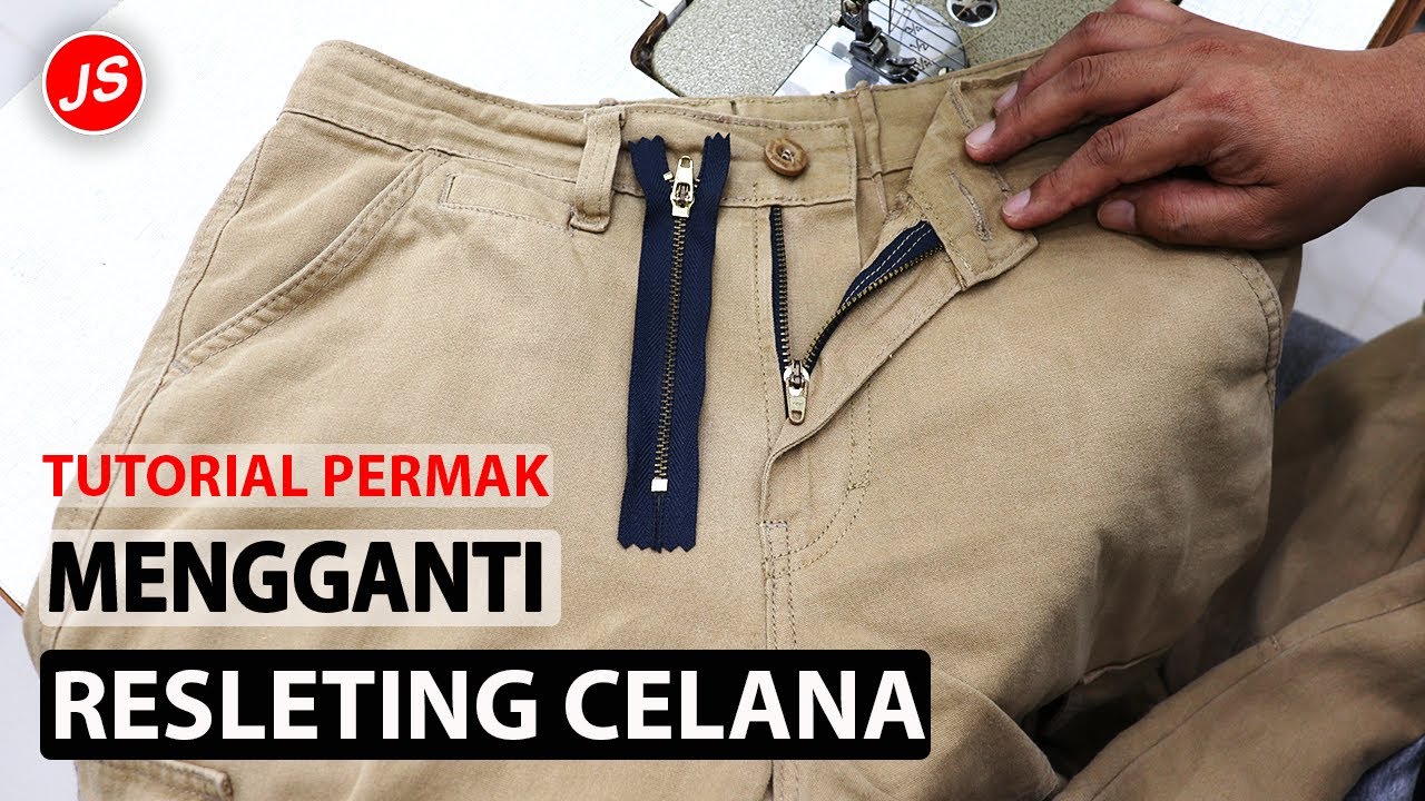 Cara Mengganti Resleting Celana Jeans Yang Sudah Rusak