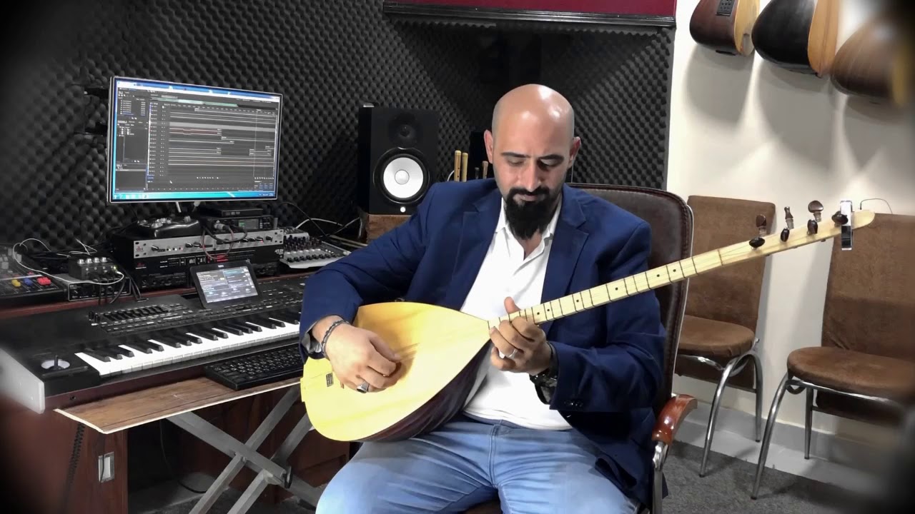 مشتاك موت لهل وجه على اله الساز عزف وتوزيع الفنان (امير ساز) ameer saz )emir saz)