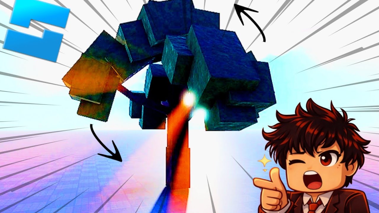 ÁRVORES COM FOLHAS ANIMADAS NO ROBLOX