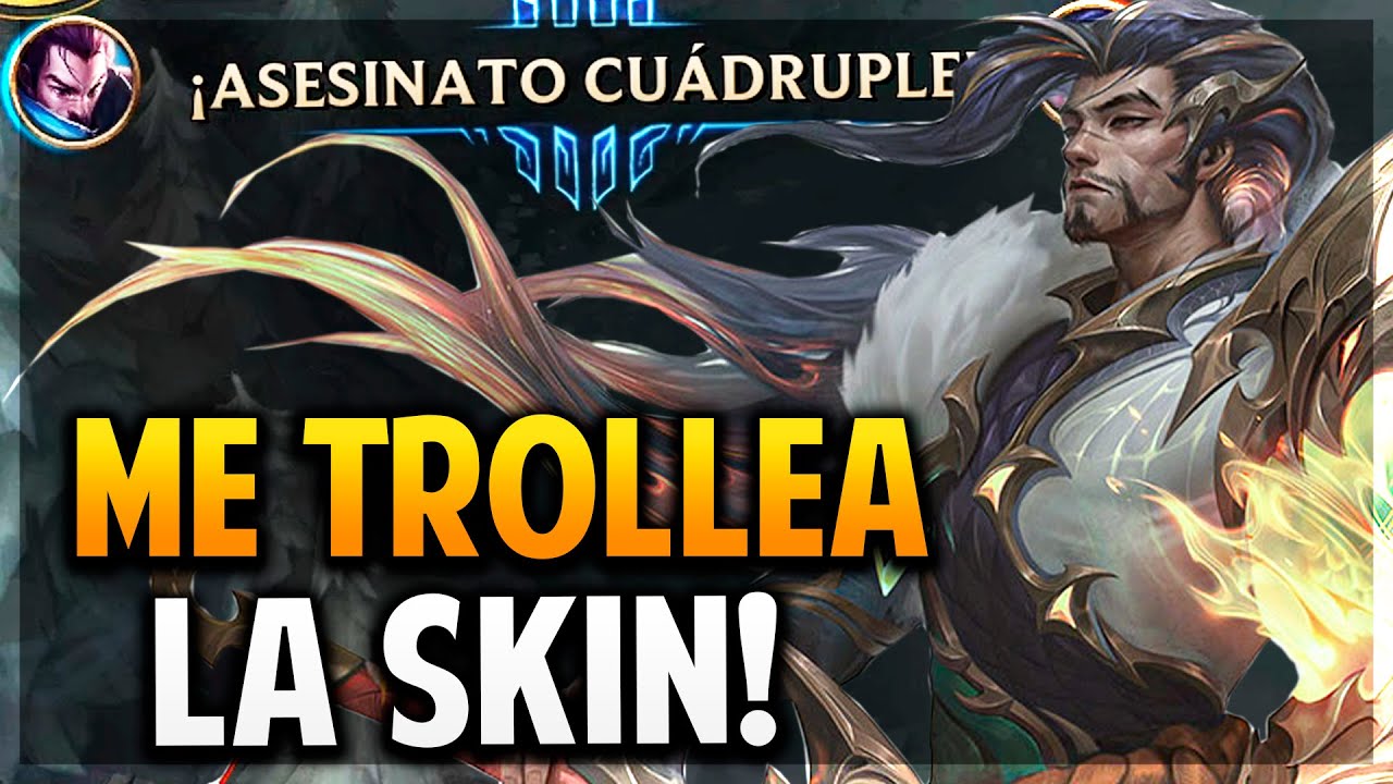 &iexcl;ME TROLLEA LA NUEVA SKIN DE YASUO DRAG&Oacute;N! | League of Legends