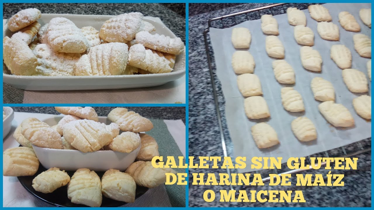 COMO HACER GALLETAS DE MAICENA FÁCIL SALUDABLES SIN GLUTEN