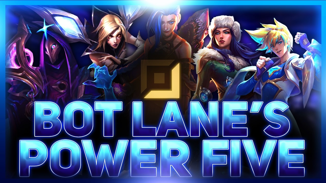 The Power Five Of Bot Lane - The Most Popular AD Carries Of All Time | League Of Legends