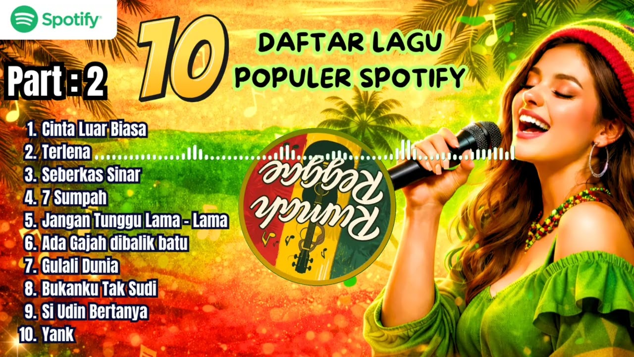 10 Daftar Lagu Populer Spotify - Rumah Reggae Vol. 2