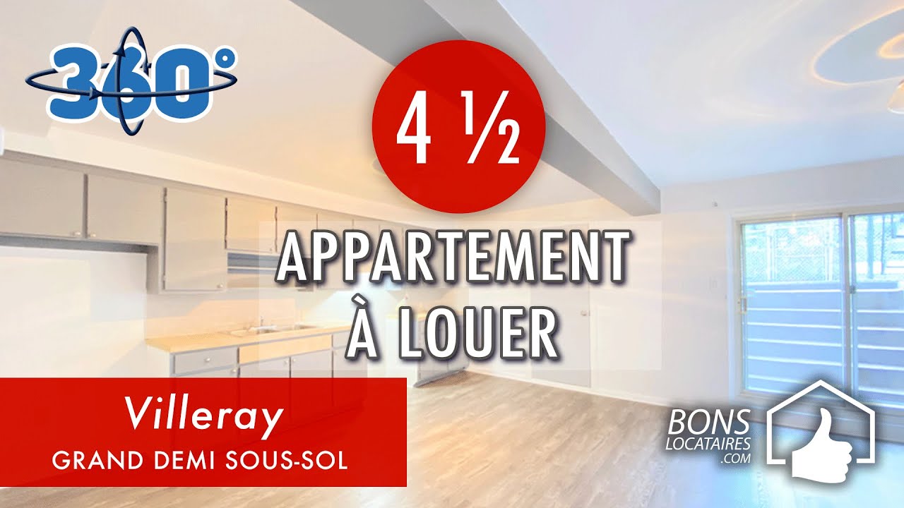 Appartement à louer / Visite virtuelle/ Apartment Tour / Villeray 4 ½ (BonsLocataires.com)