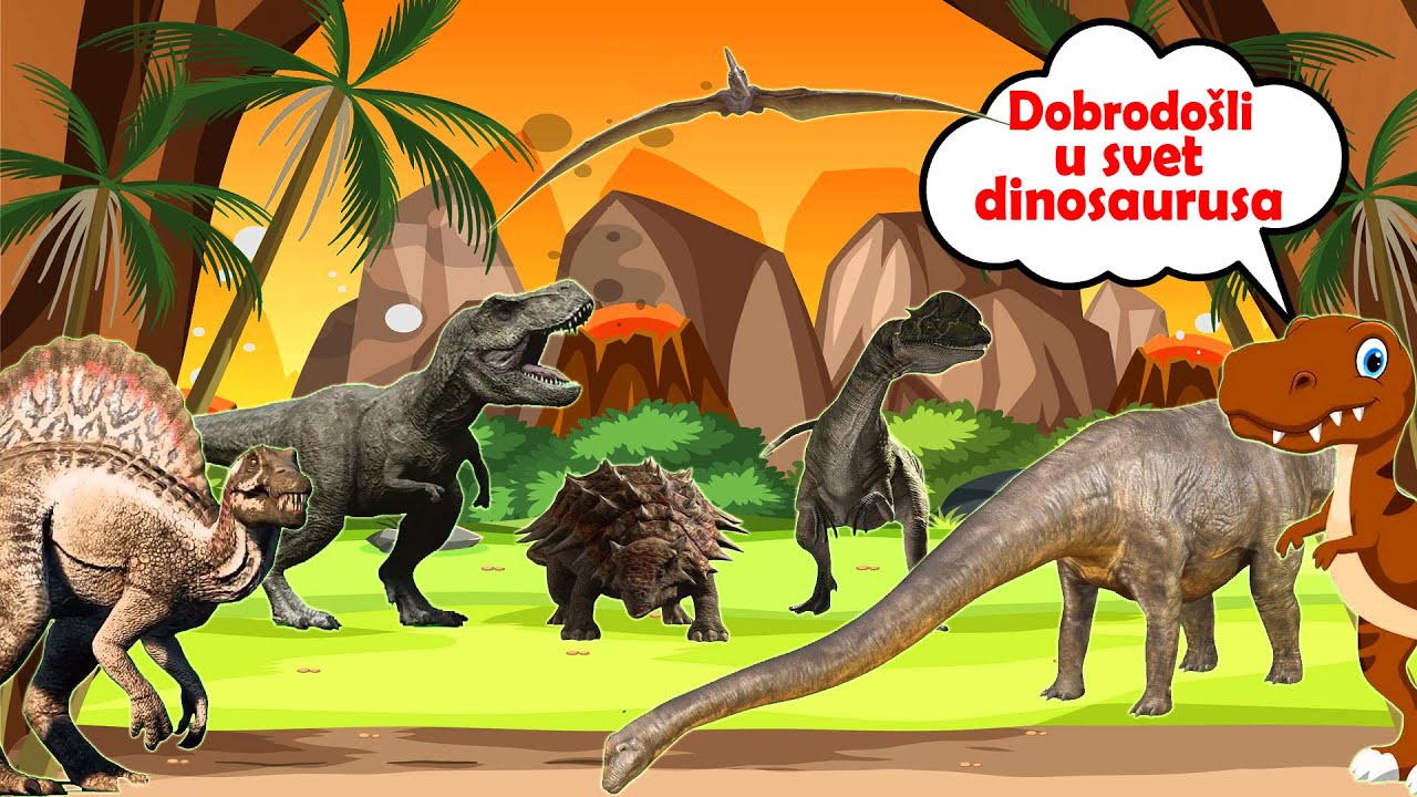 Putovanje u Svet Dinosaurusa 🦕 | Učimo Dinosauruse na Srpskom 🦖