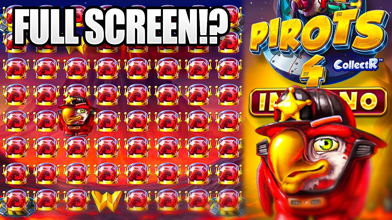 I'VE NEVER SEEN THIS SLOT FULLSCREEN BEFORE... PIROTS 4 INFERNO!! (Bonus Buys)