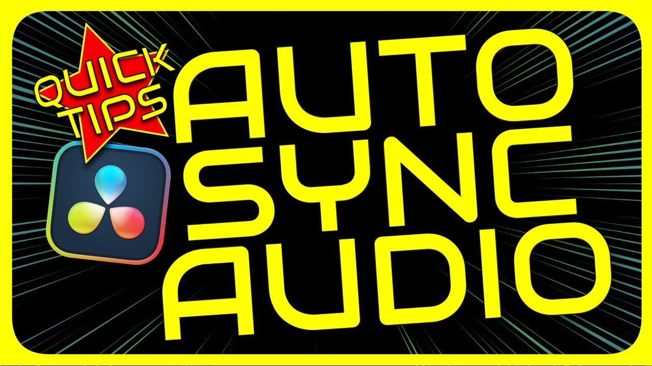 QUICK TIP: AUTO SYNC AUDIO in DaVinci Resolve 18