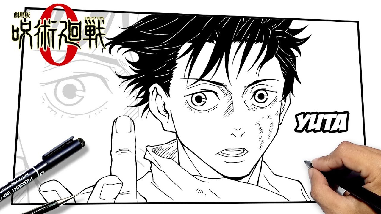 How to draw Yuta Okkotsu from Jujutsu Kaisen Movie 0