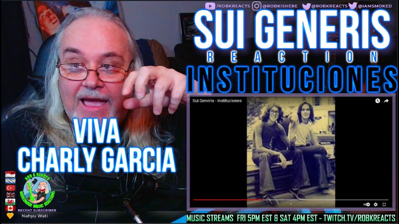 Sui Generis Reaction - Instituciones - First Time Hearing - Requested