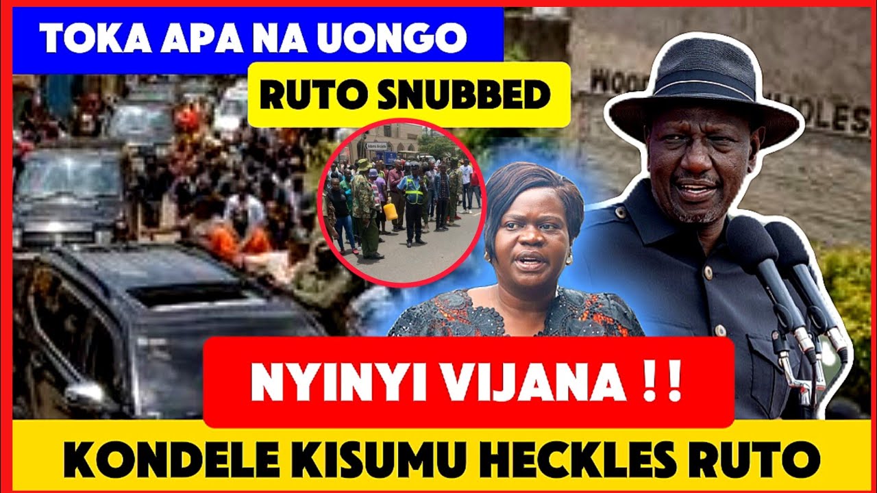 UNBELIEVABLE IN KISUMU!! ANNOYED YOUTHS HECKLES RUTO AS HE TRIED TO ATTACK GACHAGUA & MATIANG'I!!