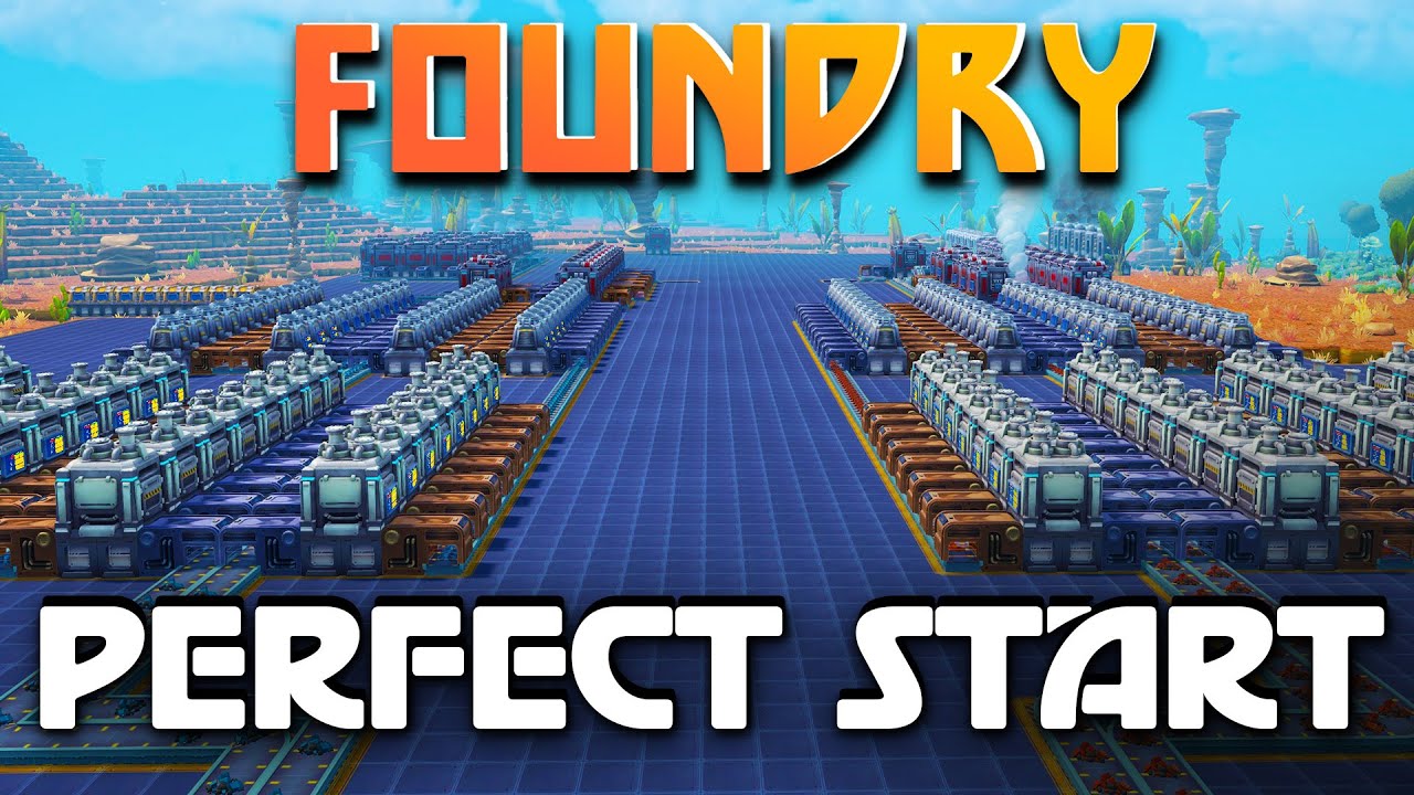 Создание идеальной стартовой фабрики в Foundry Let's Play, эпизод 01