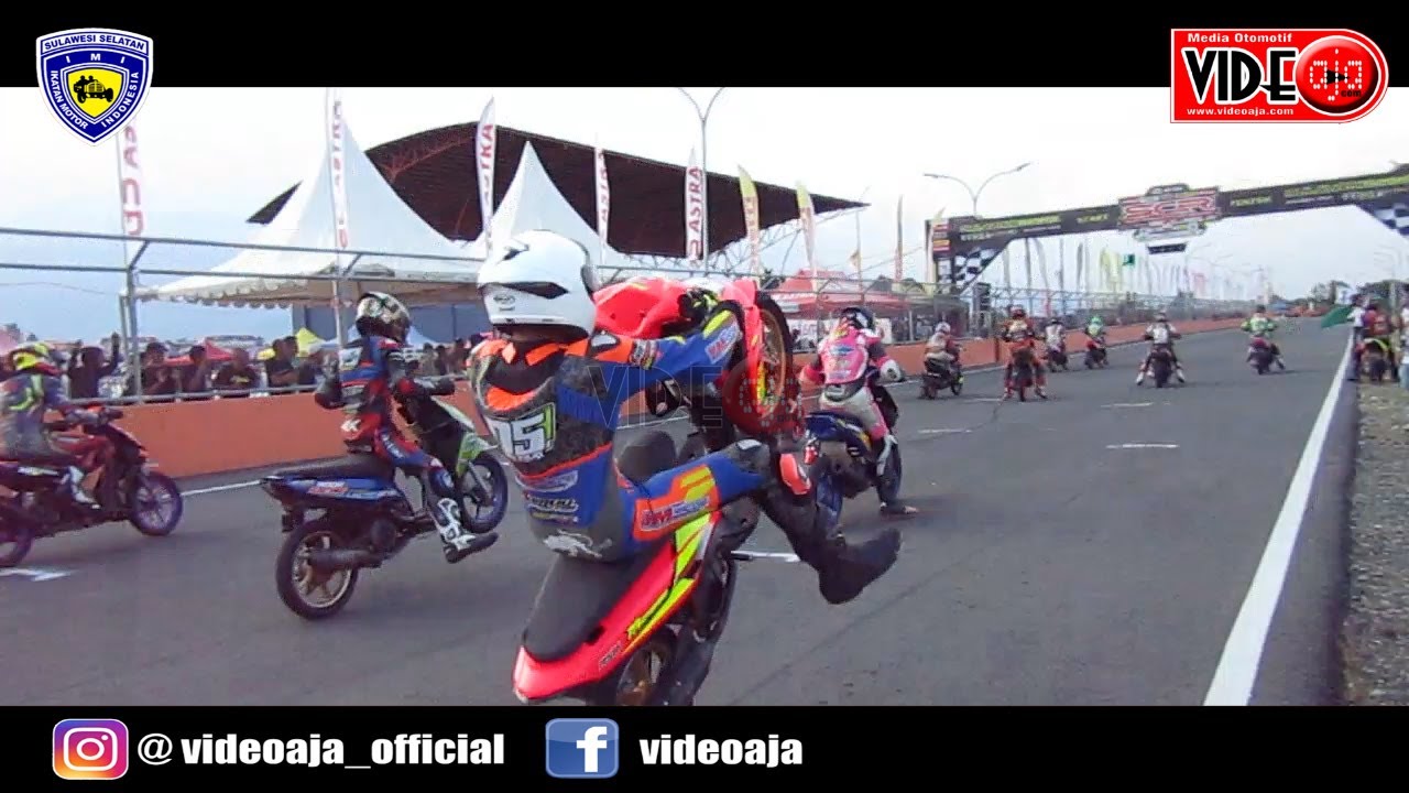 Final sp10 Matic 131cc STD Non Prestasi Lokal II Sulawesi Cup Race SCR seri 4 sirkuit Ratona Palopo