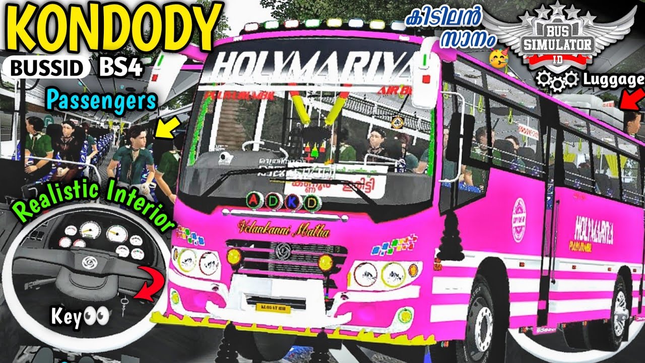 New KERALA PRIVATE BUS For Bus Simulator Indonesia | Free Mod | New Bus Mod For Bussid | #bussidmods