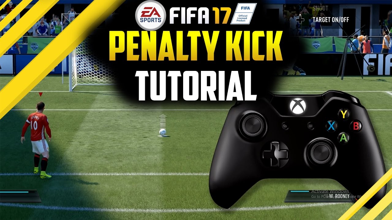 FIFA 17 SIMPLE PENALTY KICK TUTORIAL | How to take penalties in FIFA 17