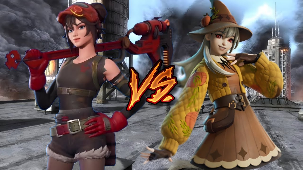 Mortal Kombat 9 - The Machinist vs. Lexa Hexbringer (Fortnite)