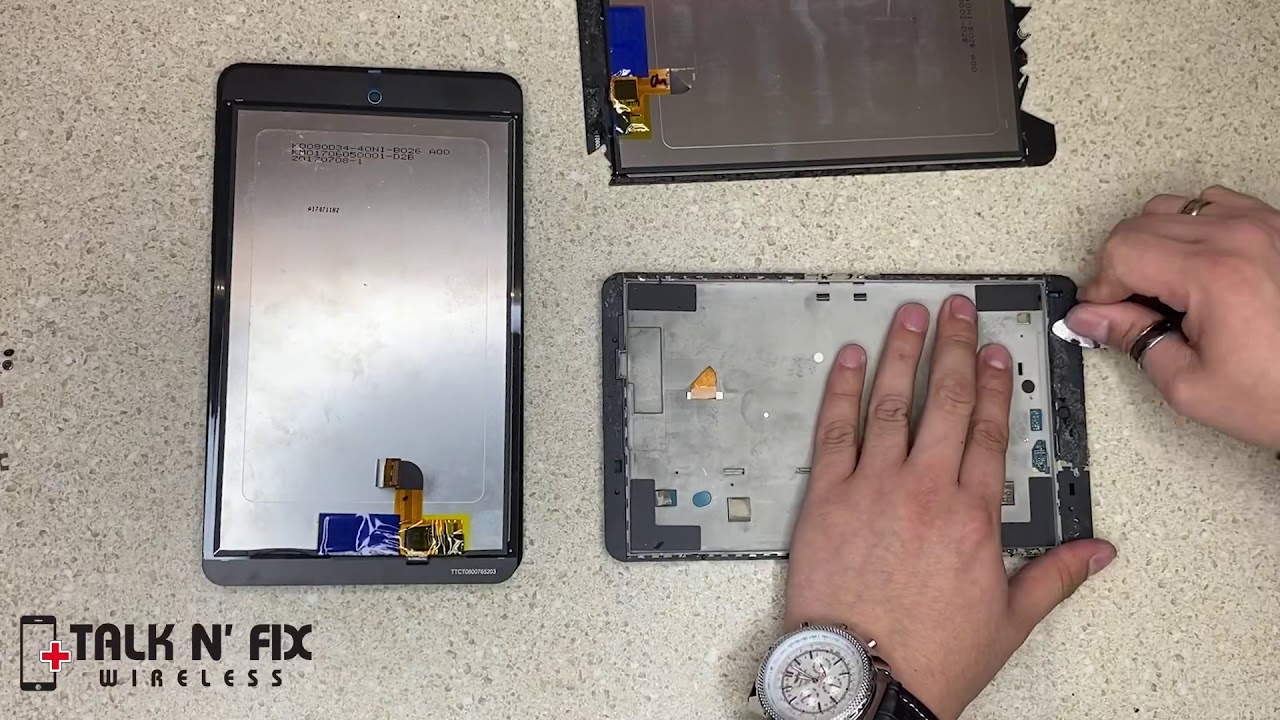 LG G Pad F2 8.0 LK460 Cracked LCD Screen Replacement / Repair - Talk N Fix Wireless Passaic & Newark