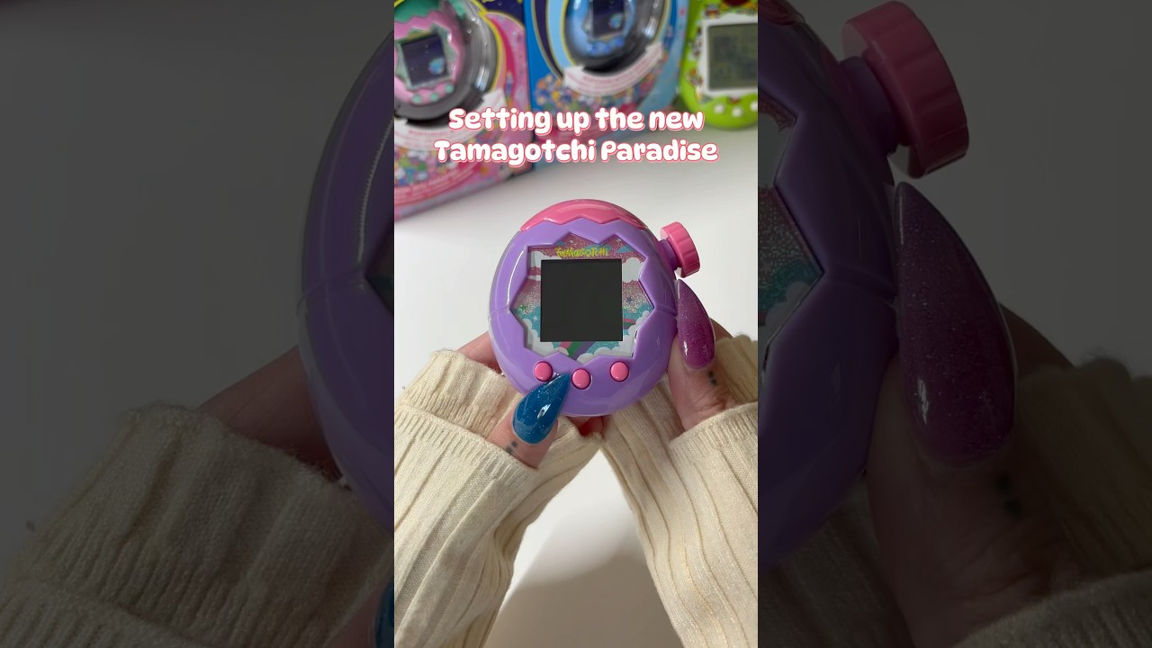 Set up the Tamagotchi Paradise with me #tamagotchi #shorts #virtualpet