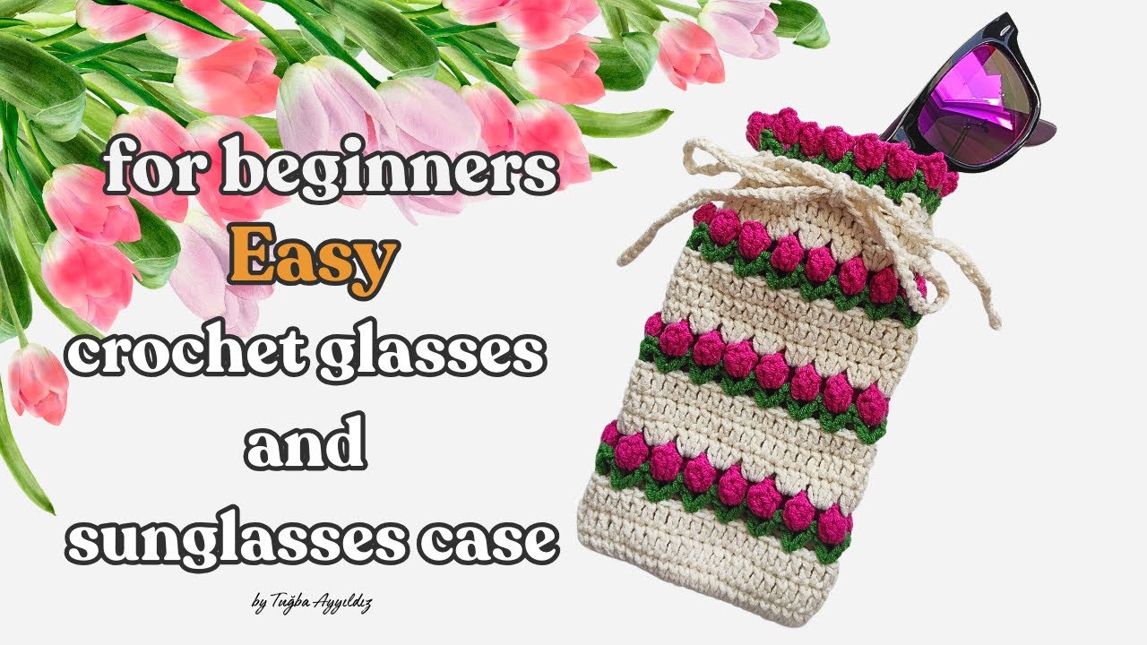 HARİKA TIĞ İŞİ GÖZLÜK KILIFI / KALEMLİK 🌸💖 How to Crochet a Pencil Case/Glasses Case for Beginners