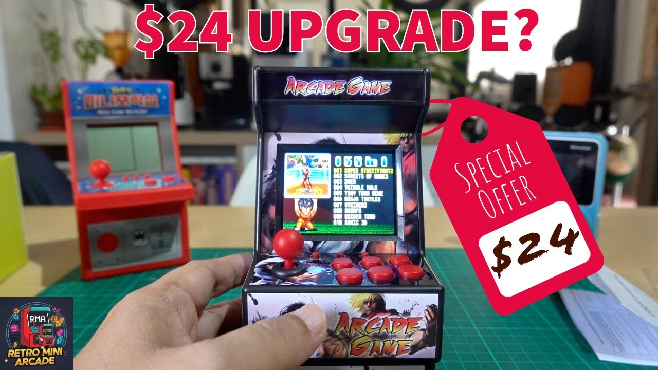 Why Does This Mini Arcade Play “Don’t Cry for Me Argentina”? 😅 $24 Color Mini Arcade