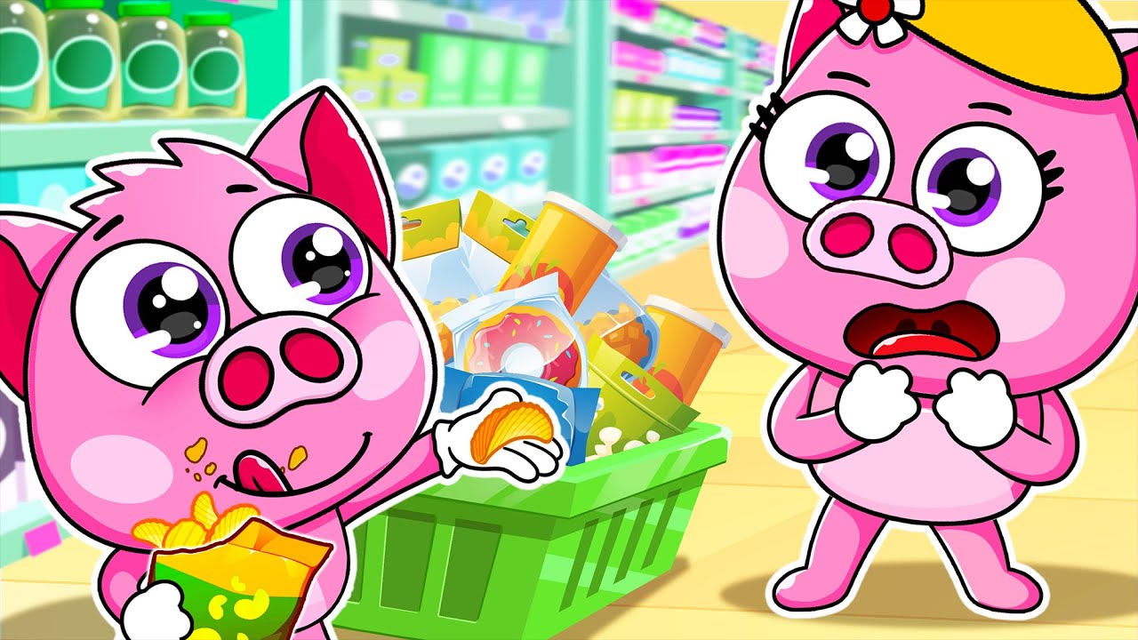 Grocery Store Story 🛒| Funny Kids Stories | Cartoon For Kids | Lamba Lamby Story