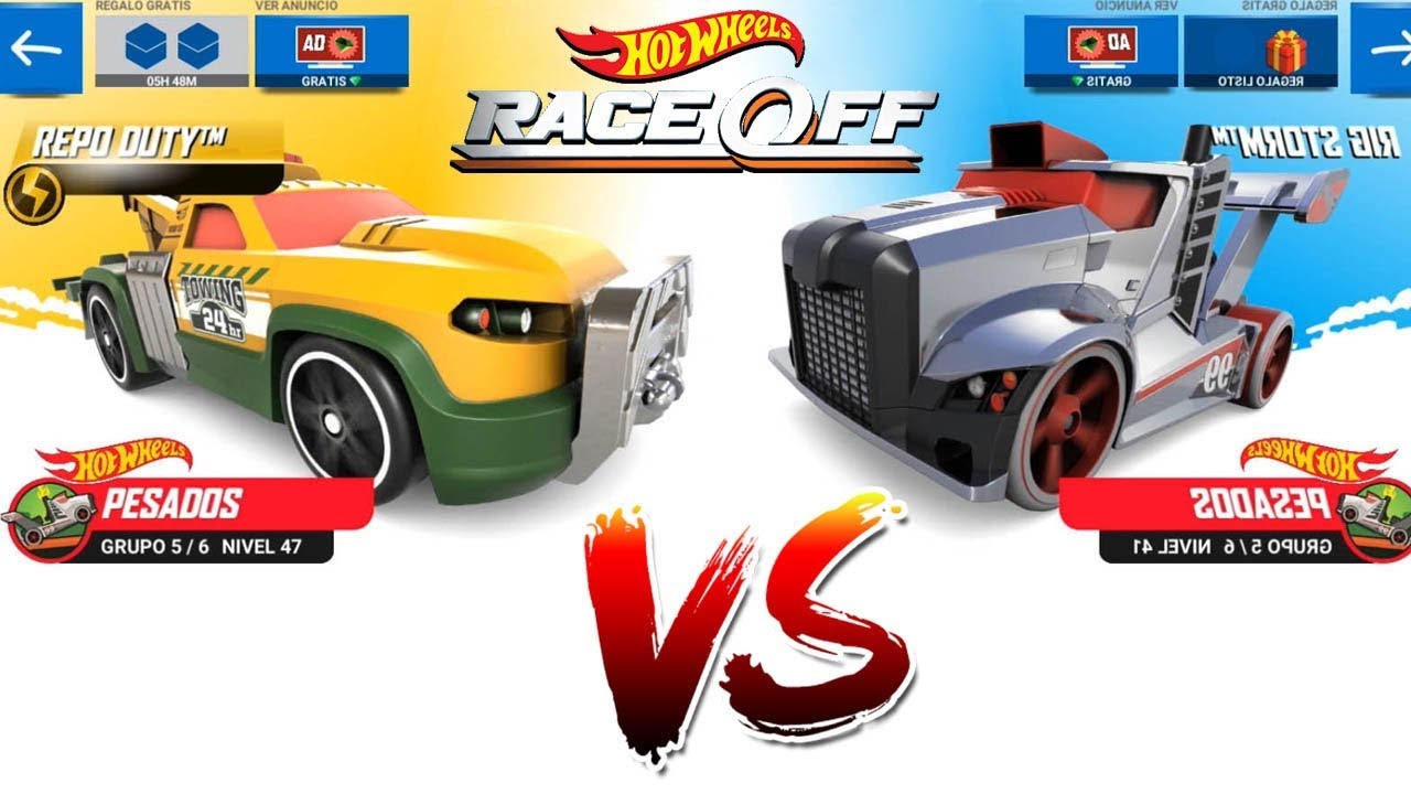 Hot Wheels Race OFF: Repo Duty Vs Rig Storm / LEVELS: 41-44-45-46-47