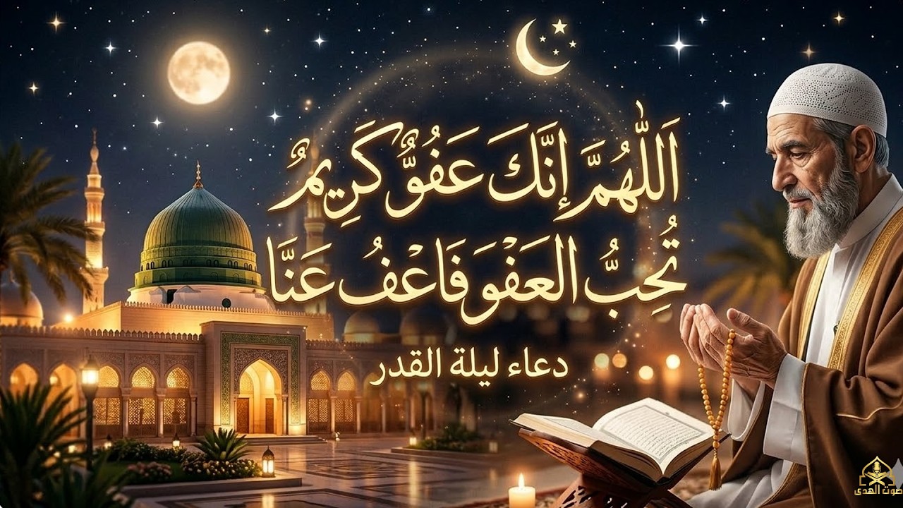 دعاء في العشر الاواخر من رمضان | دعاء ليلة القدر | سارعوا بقوله فابواب السماء مفتوحه والدعاء مستجاب
