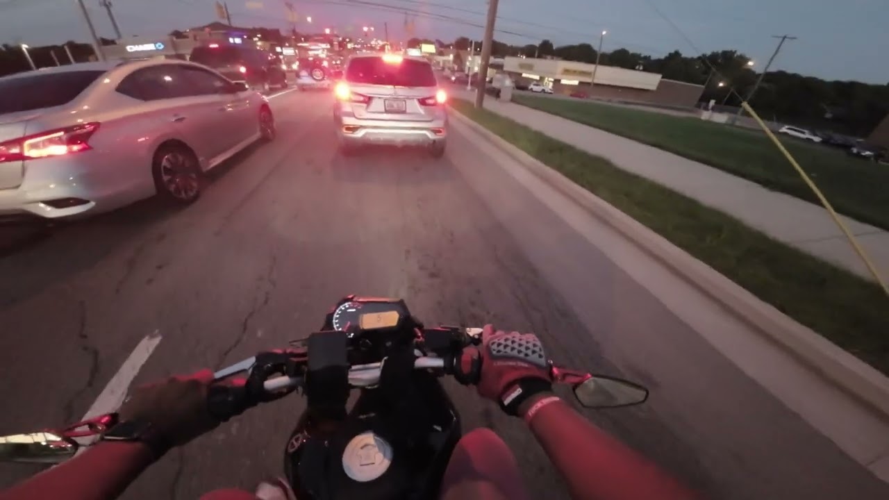 Just a random ride to the lake on the Benelli TNT 135