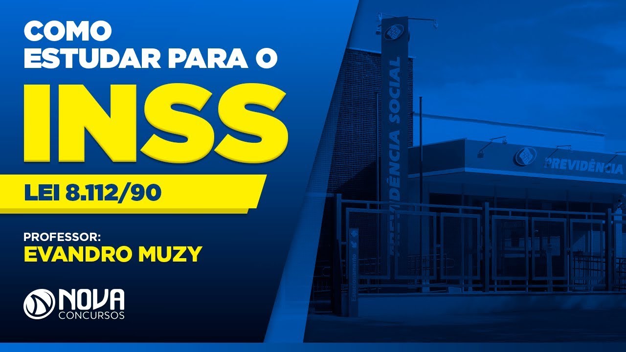 Como Estudar para o INSS 2019 - Lei 8.112/90