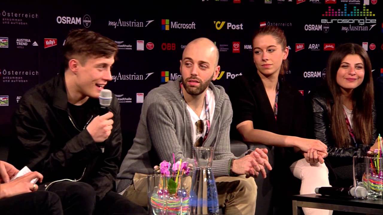 Persconferentie Loïc Nottet - Press Conference 1st rehearsal