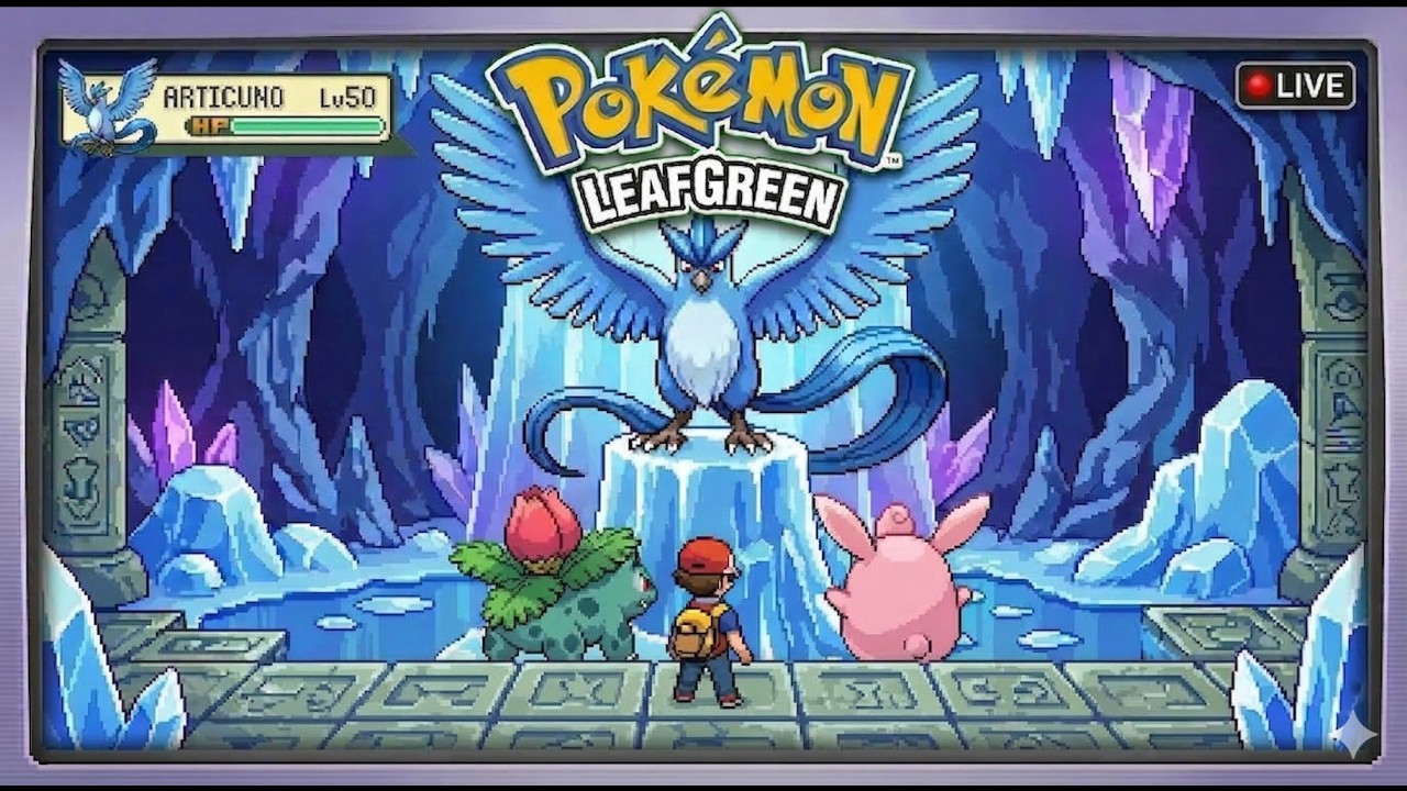 Playing Leaf Green Beat Brock 