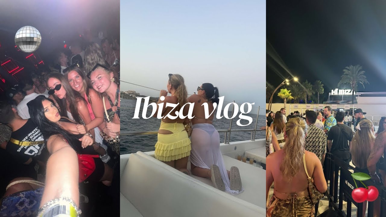 Ibiza vlog🪩🍒