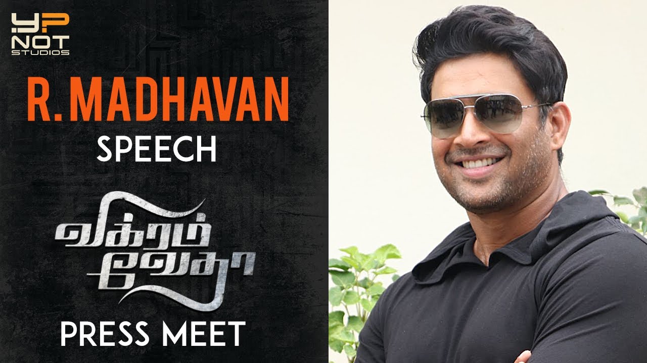 R Madhavan at Vikram Vedha Press Meet