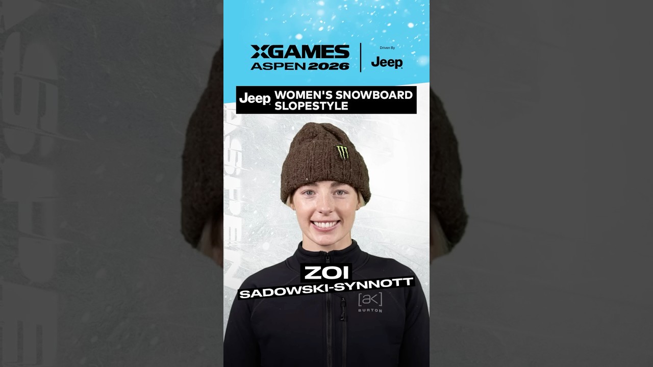 Zoi Sadowski-Synnott earns Silver in the Jeep Women's Snowboard Slopestyle at X Games Aspen 2026