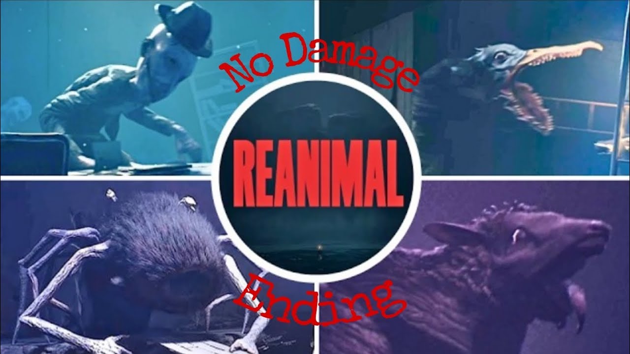 Reanimal-All bosses and ending-No Damage gameplay 